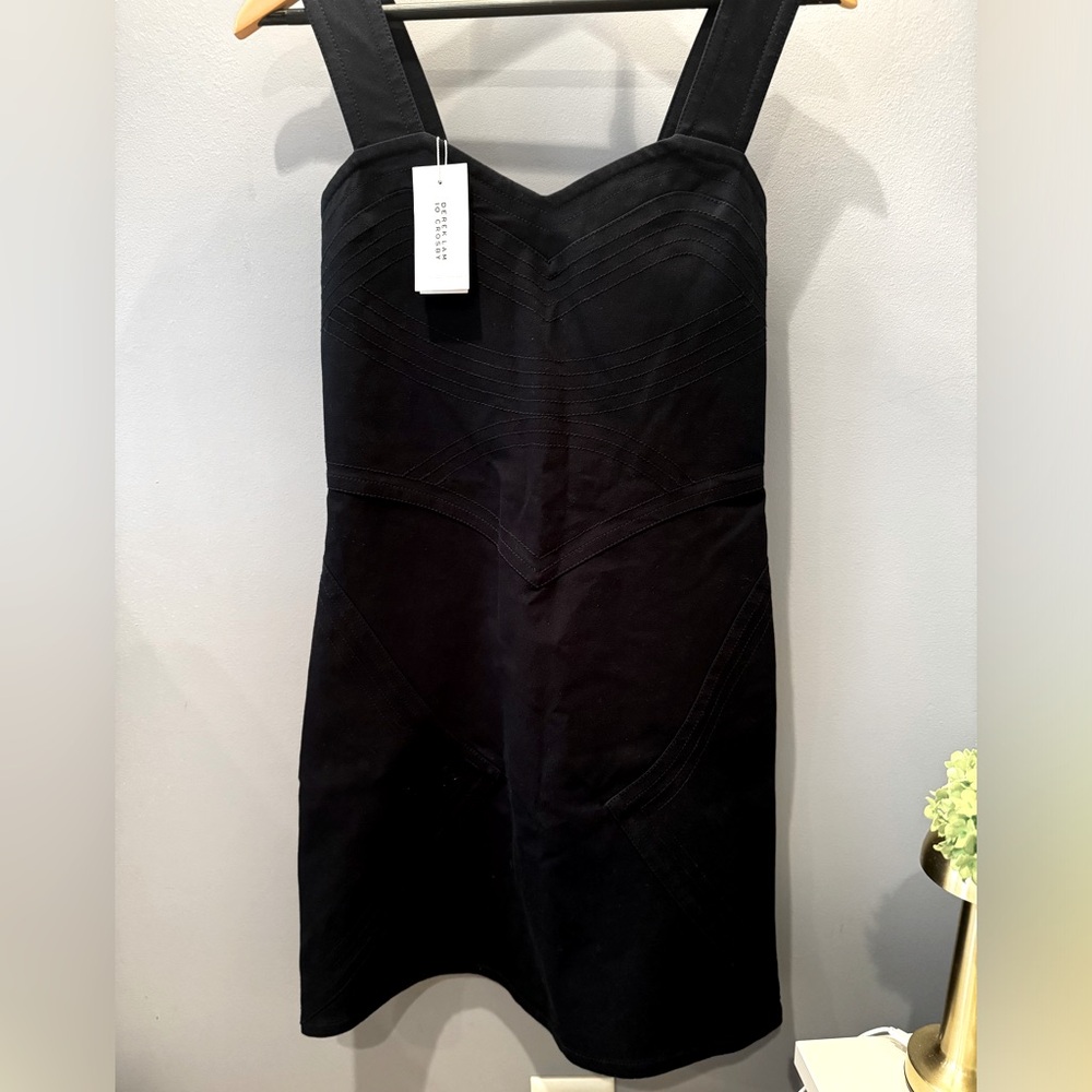 DEREK LAM 10 STREET NAVY DRESS SIZE 4